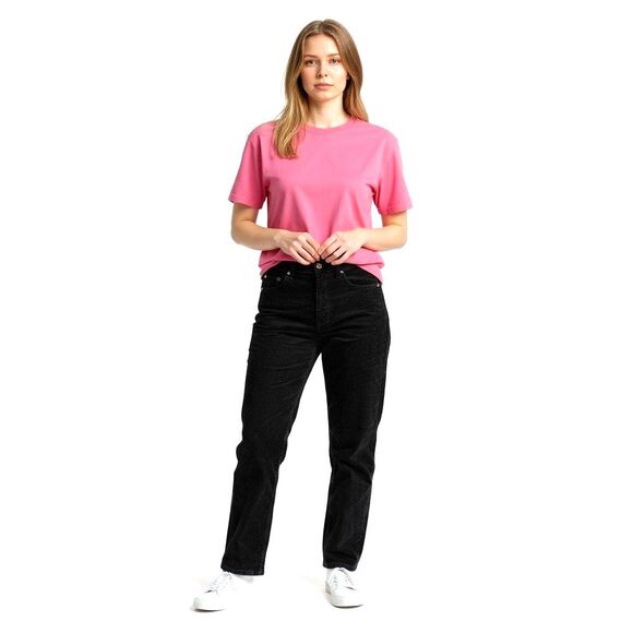 Citizens Of Humanity Jolene Straight Corduroy Pants Women 27 Black Button Fly - Picture 1 of 16